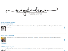 Tablet Screenshot of magda-lena.com